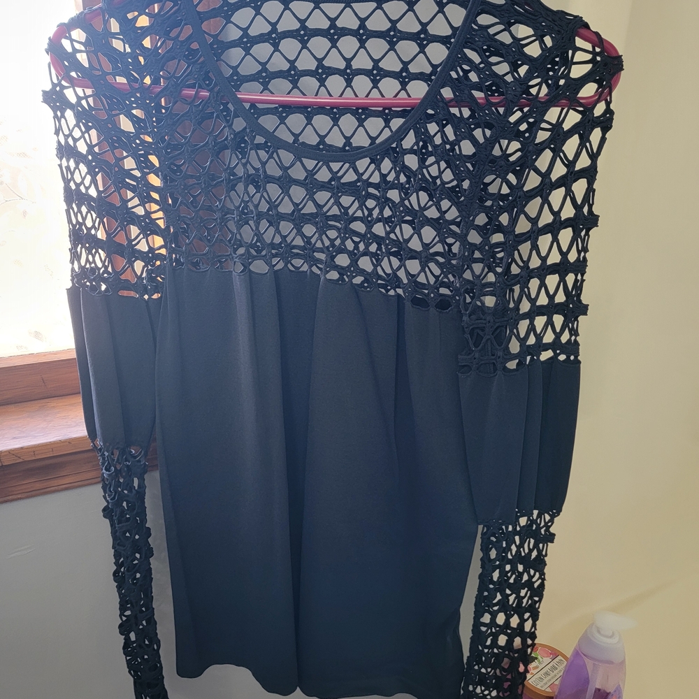 VENUS Charcoal Long Sleeve Top